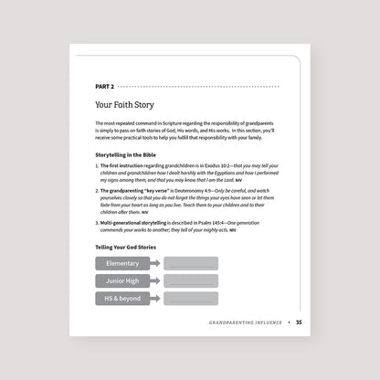 Grandparenting Influence Workbook