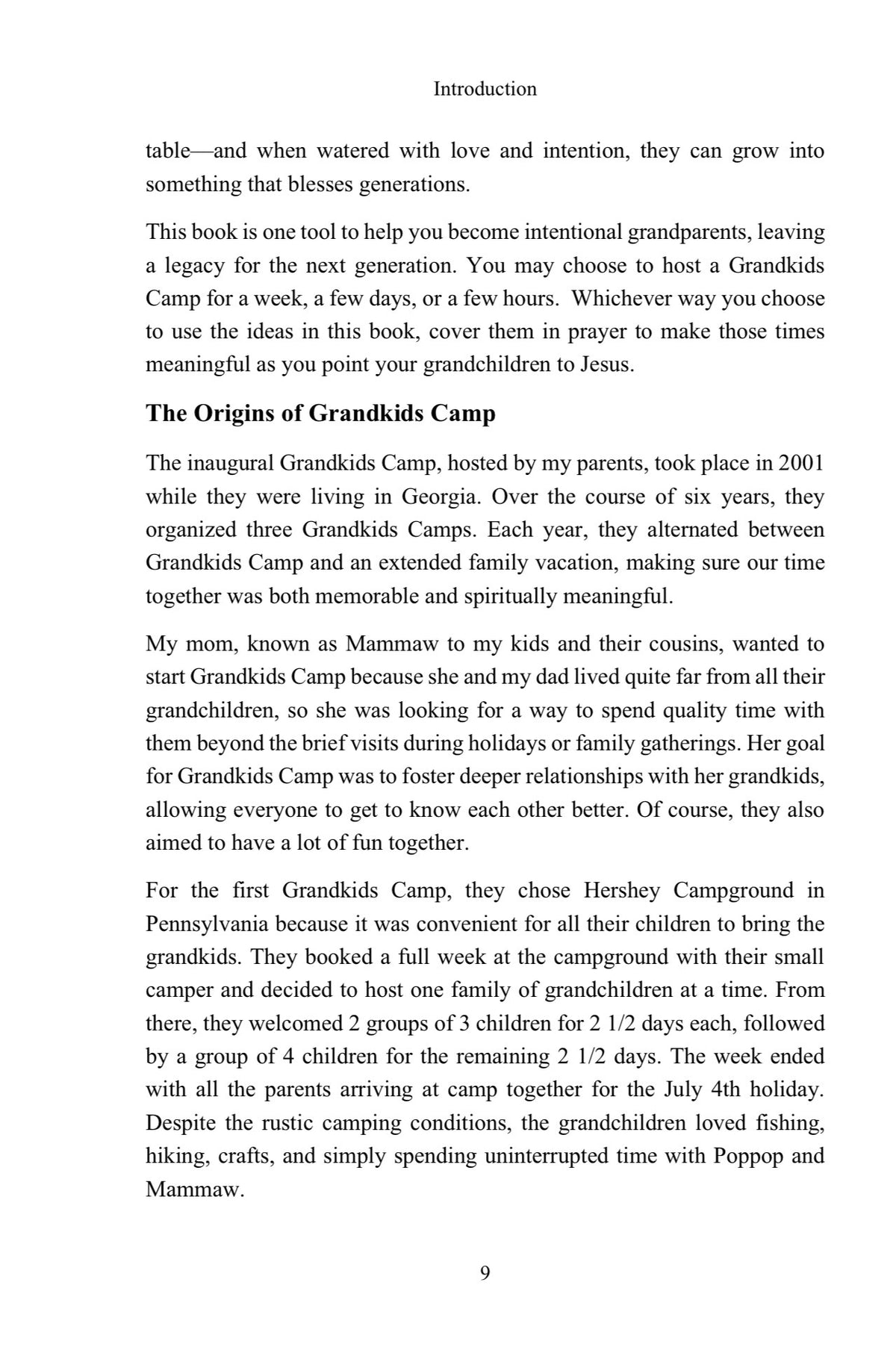 Grandkids Camp