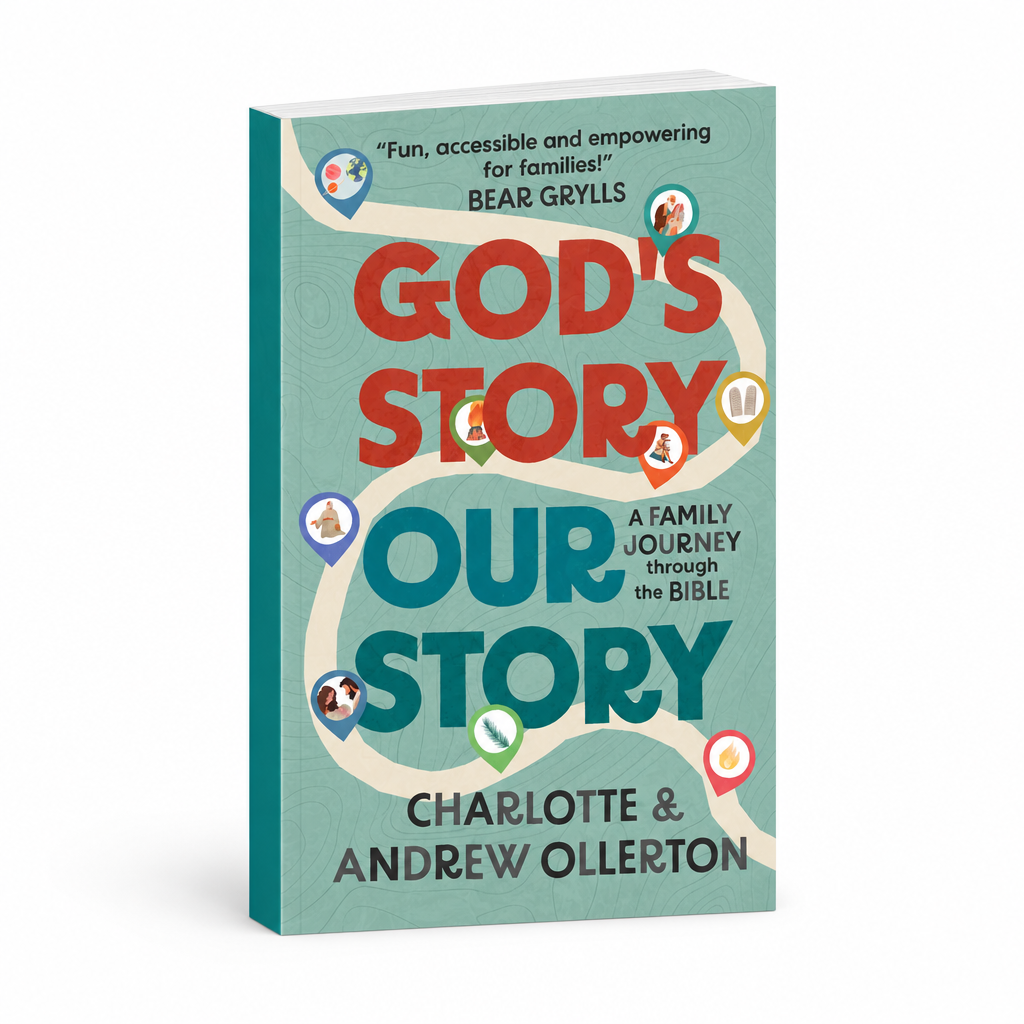God’s Story, Our Story paperback-style book mockup